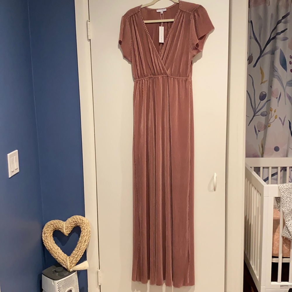 Baltic Born Athena Pleated Maxi Dress - size M